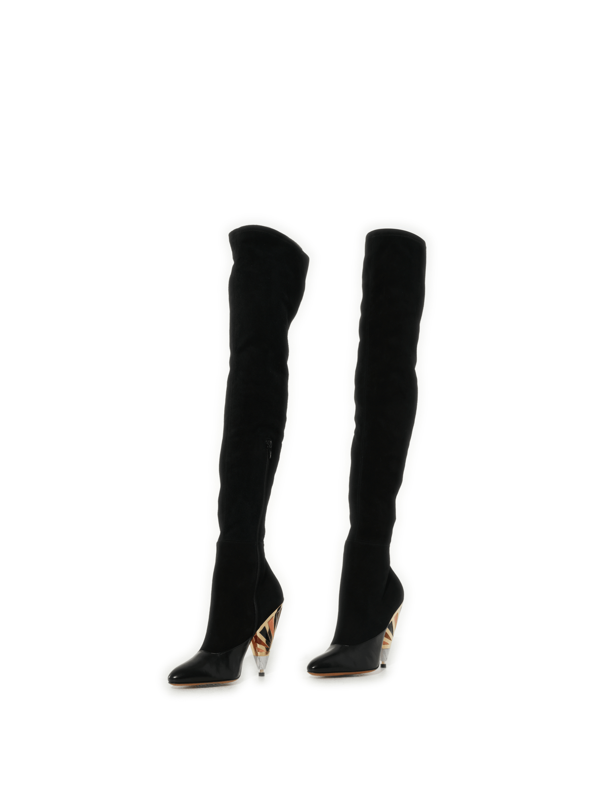 Podium Boots 11.5 in Black Back View | GIVENCHY