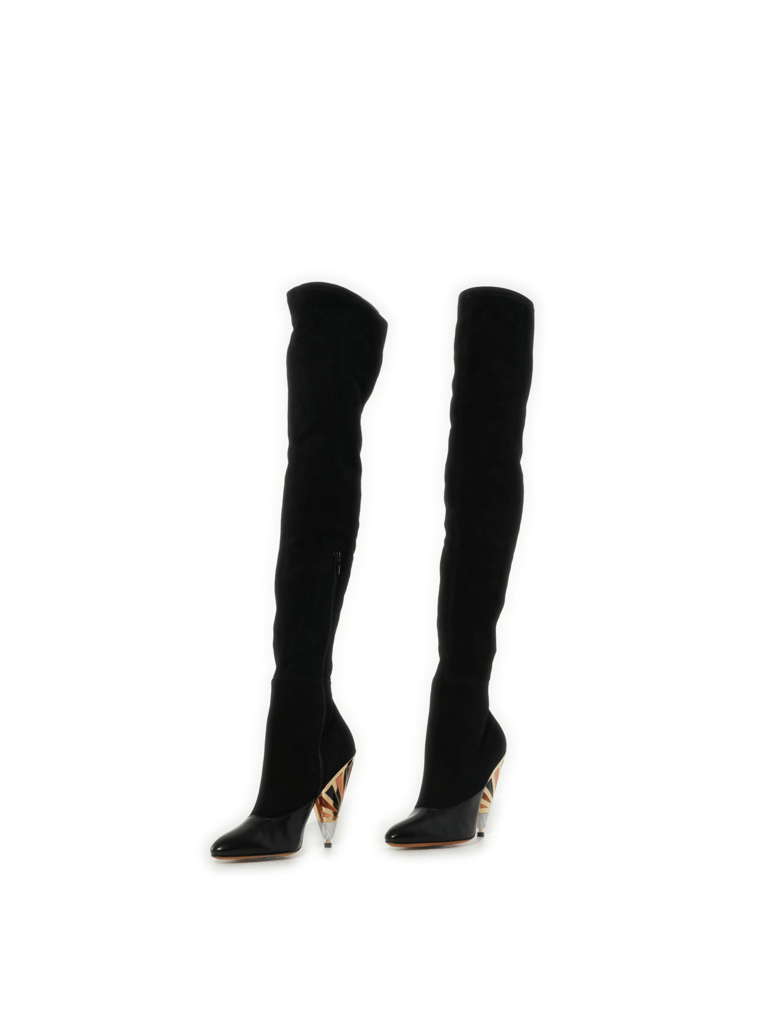 Podium Boots 11.5 in Black Back View | GIVENCHY
