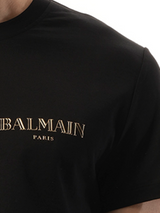 Balmain Balmain Vintage Gel T-Shirt in Black/Gold