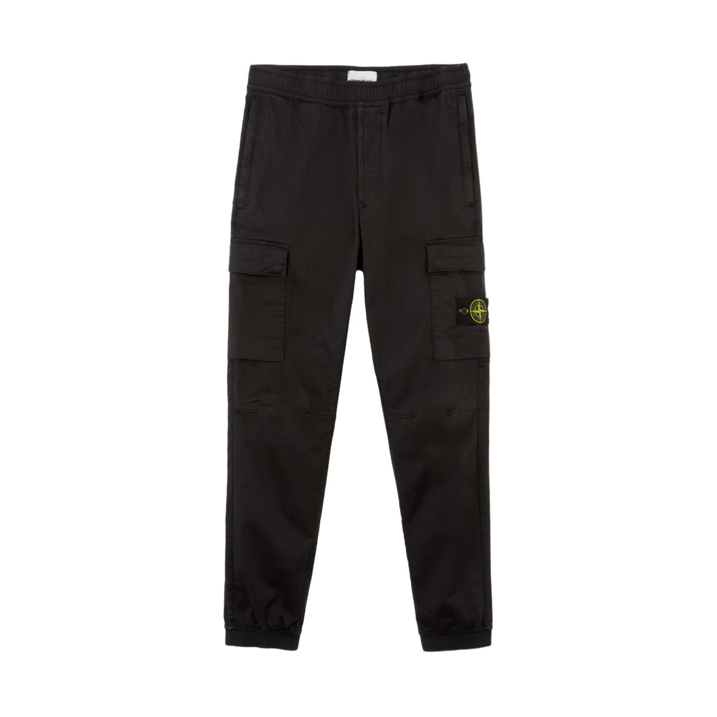 Stone Island Compass Cargo Pants in Black