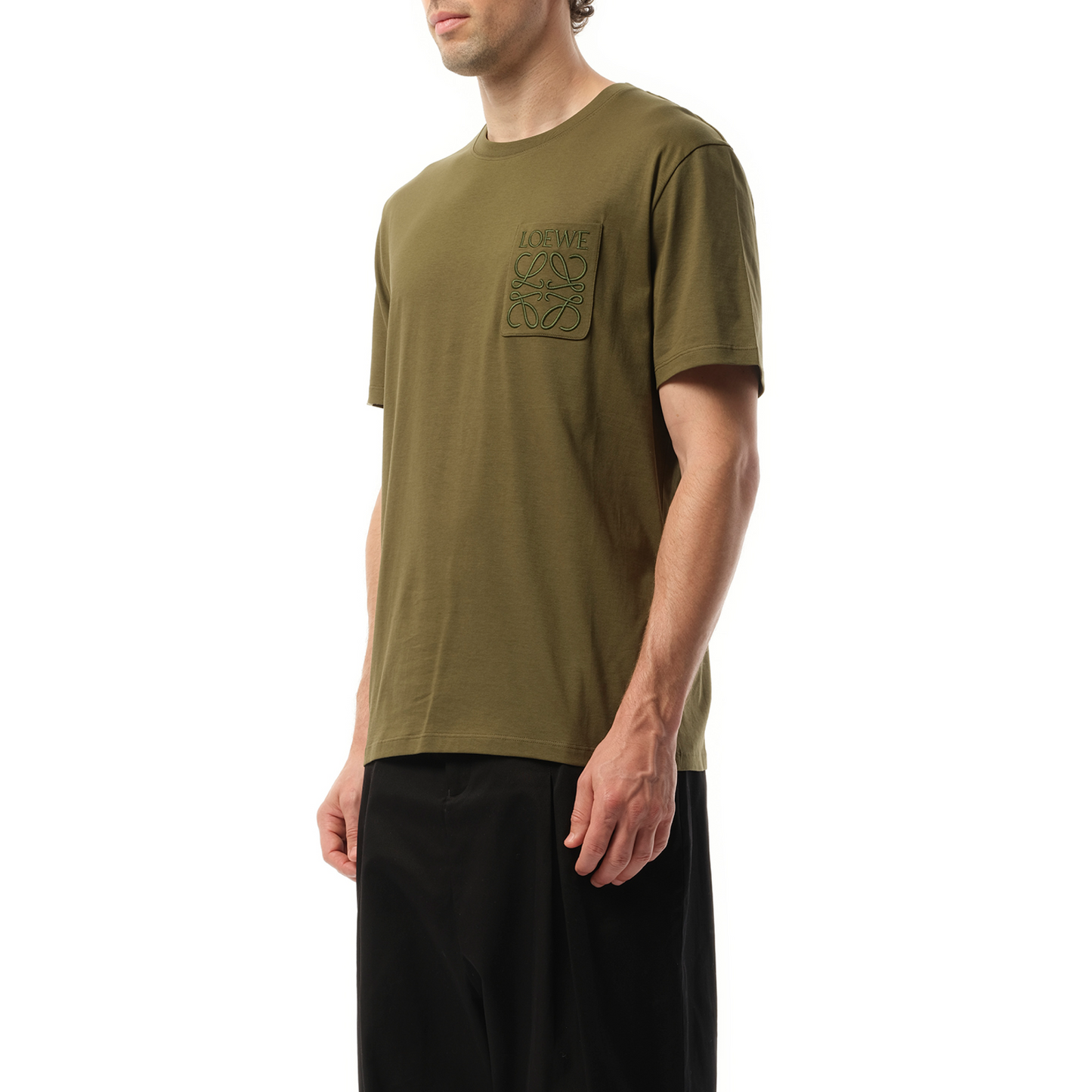 Relaxed Anagram T-Shirt in Khaki