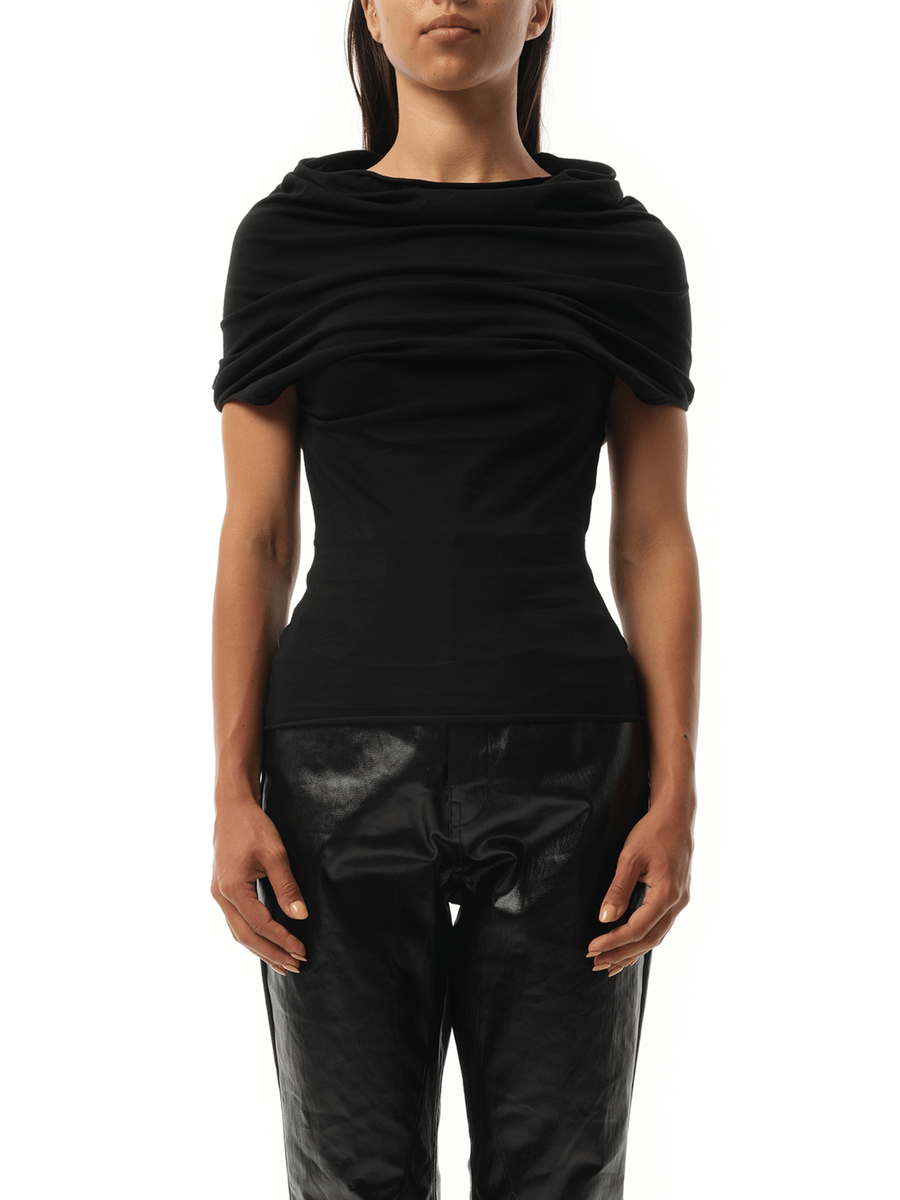 Rick Owens Jersey Shroud in Black