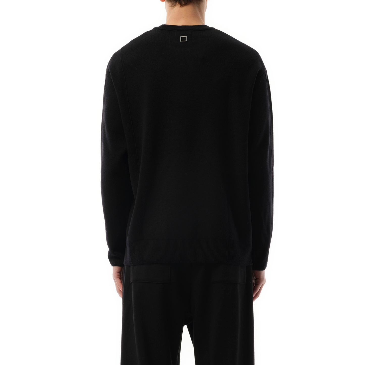 Side Slash Sweater in Black