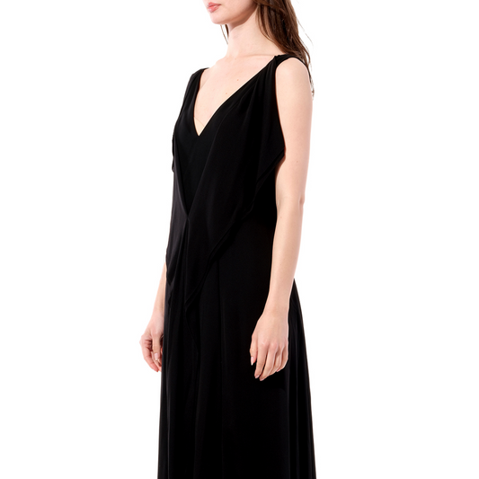 Crepe Dress in Black