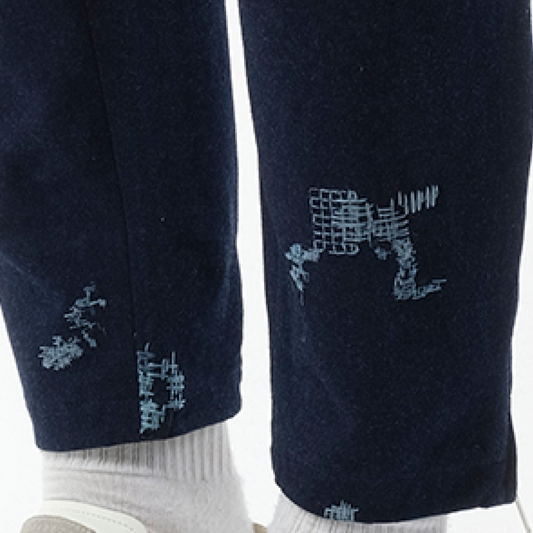 EMB Sweatpants in Blue