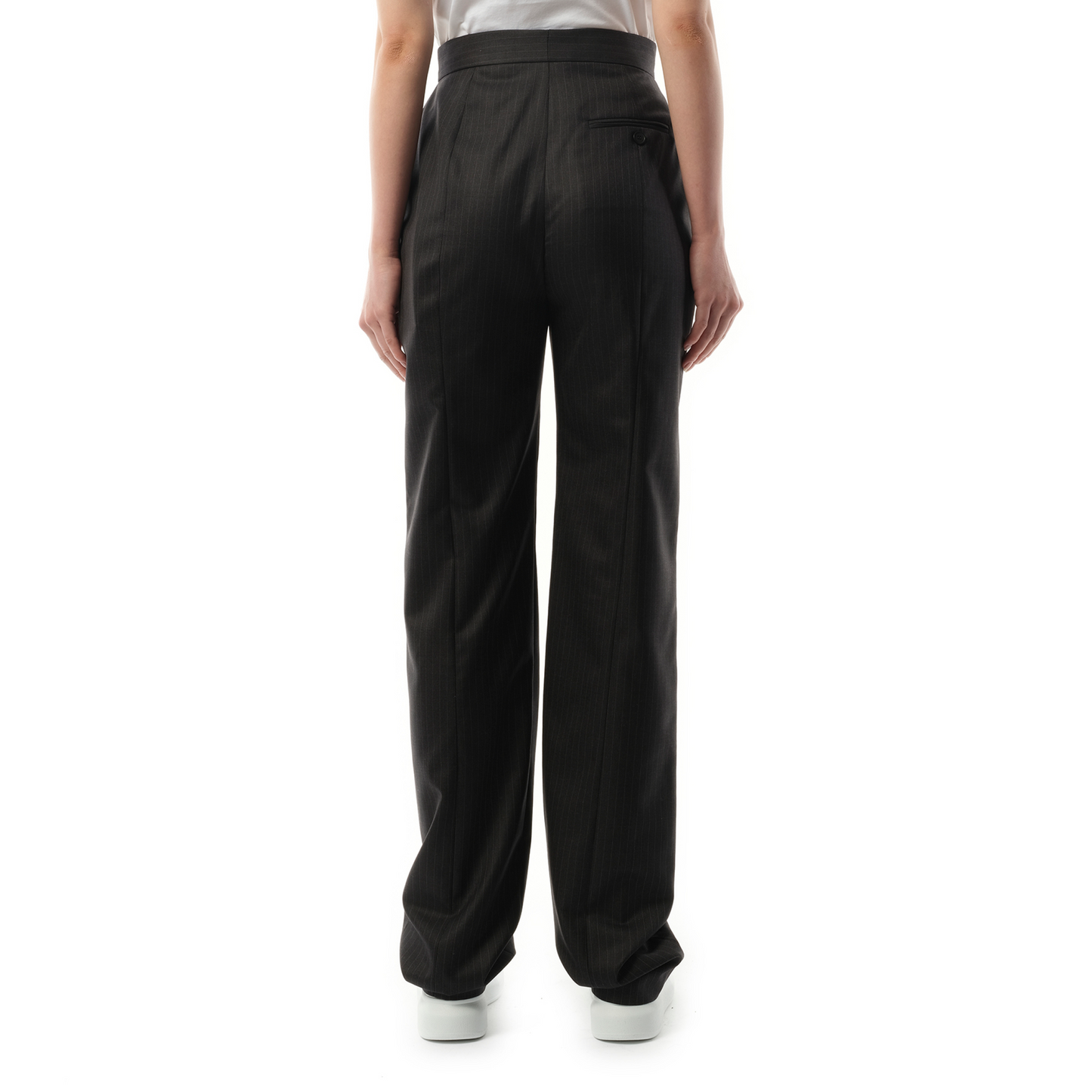 Straight Leg Trousers in Grey