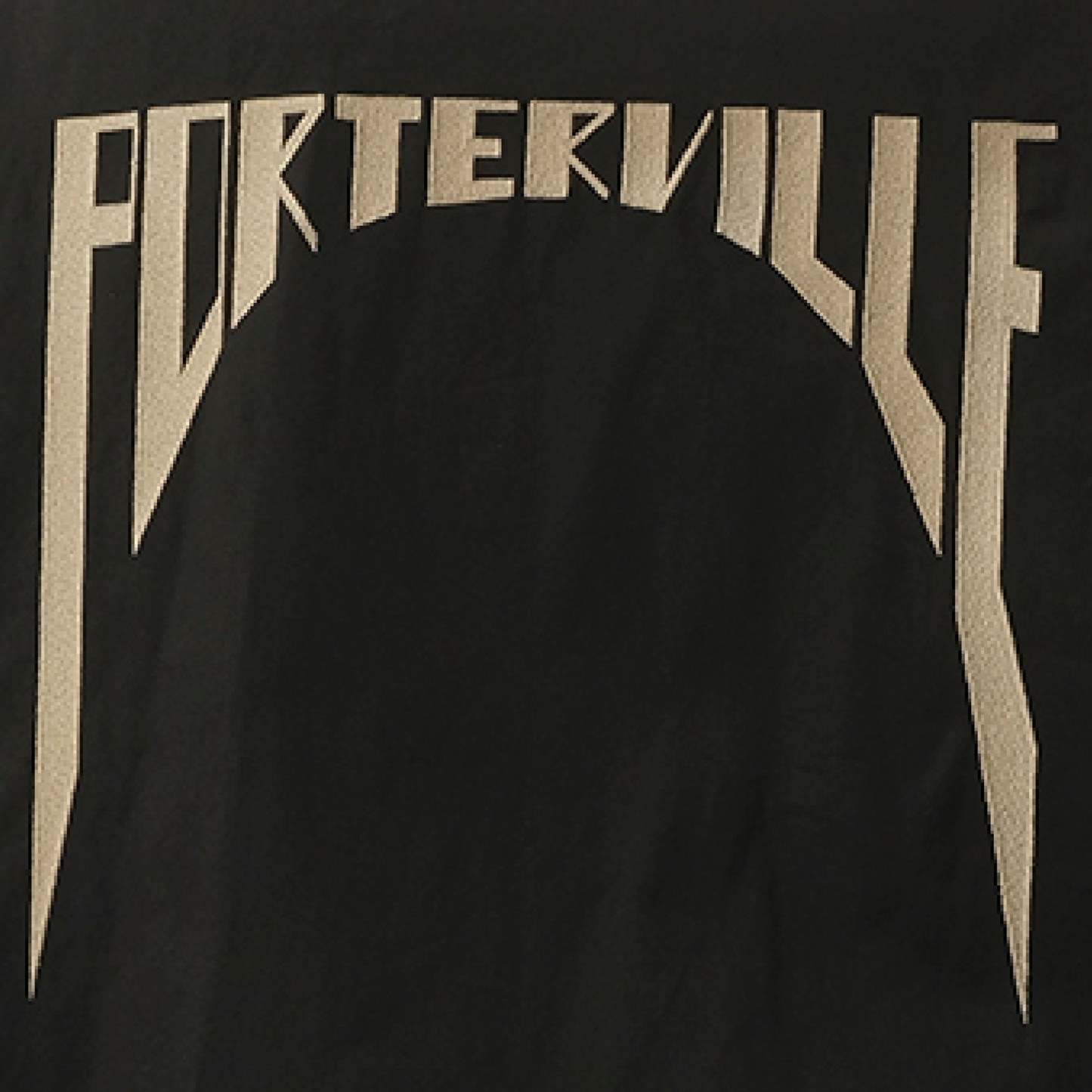 Porterville Embroidered Jumbo Peter Jacket in Black/Pearl