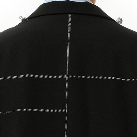 Frankenstein Cutting Jacket in Black