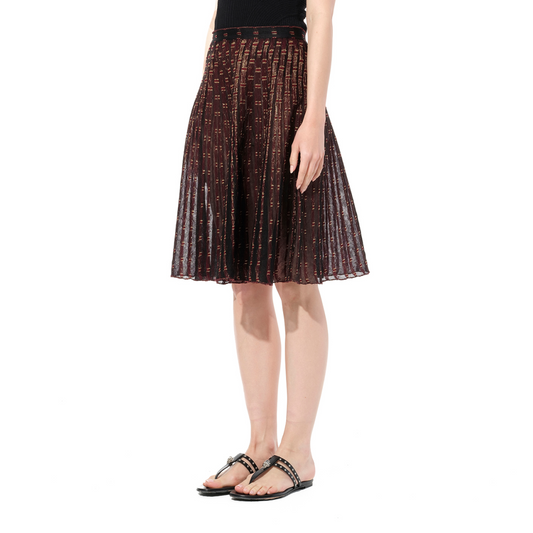 Metal Tulle Skirt in 1061