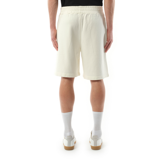 Classic Logo Sweatshorts in Off White/Black