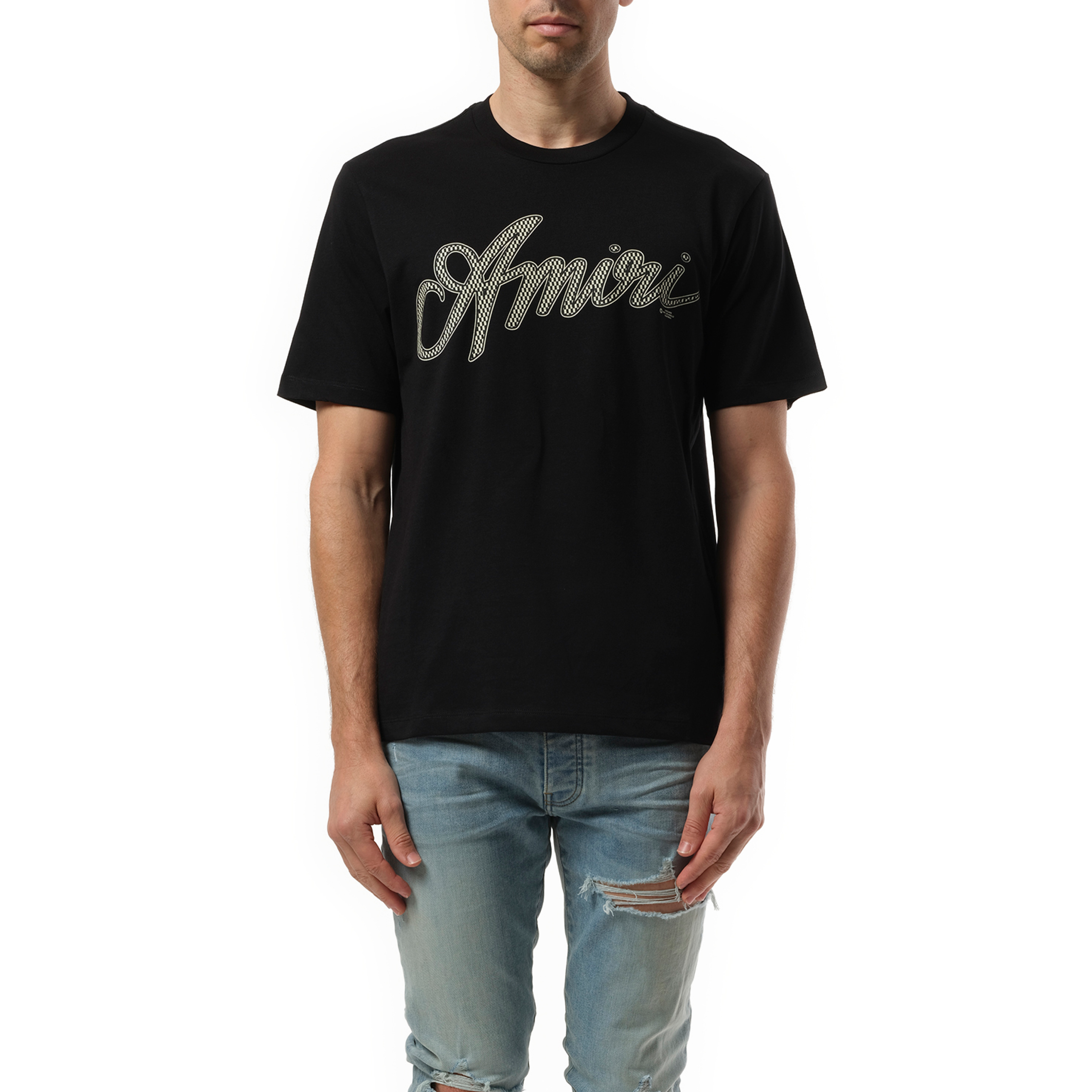 Amiri Script T-Shirt in Black