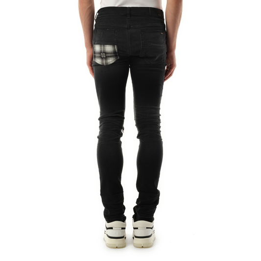 MA Quad Plaid MX1 Jeans in Vintage Black