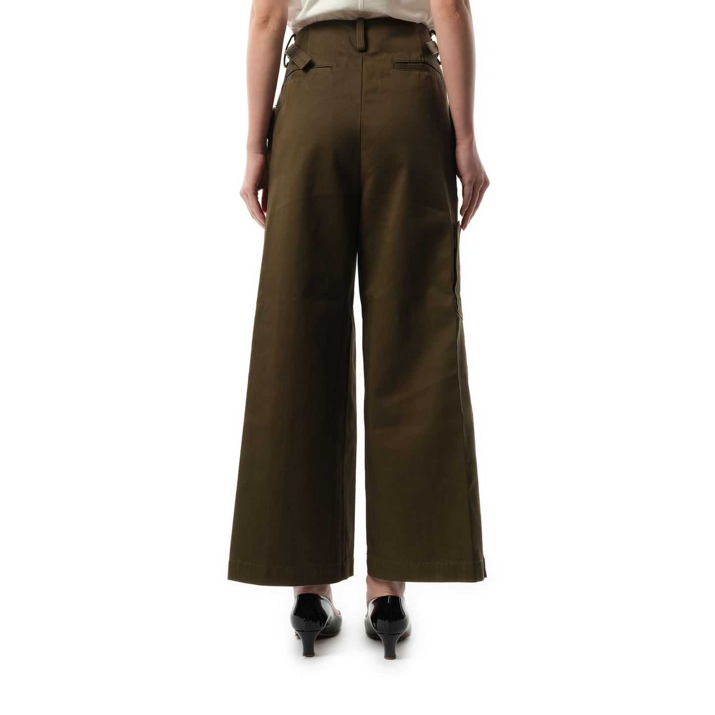 Oversized Cargo Pants in Olive