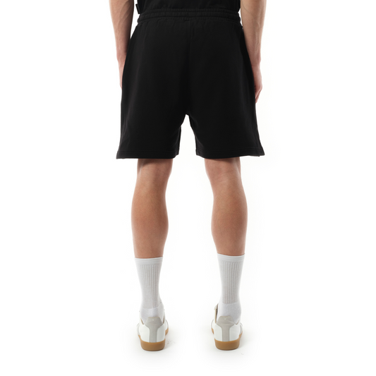 Classic Logo EMB Sweatshort in Black/Off White