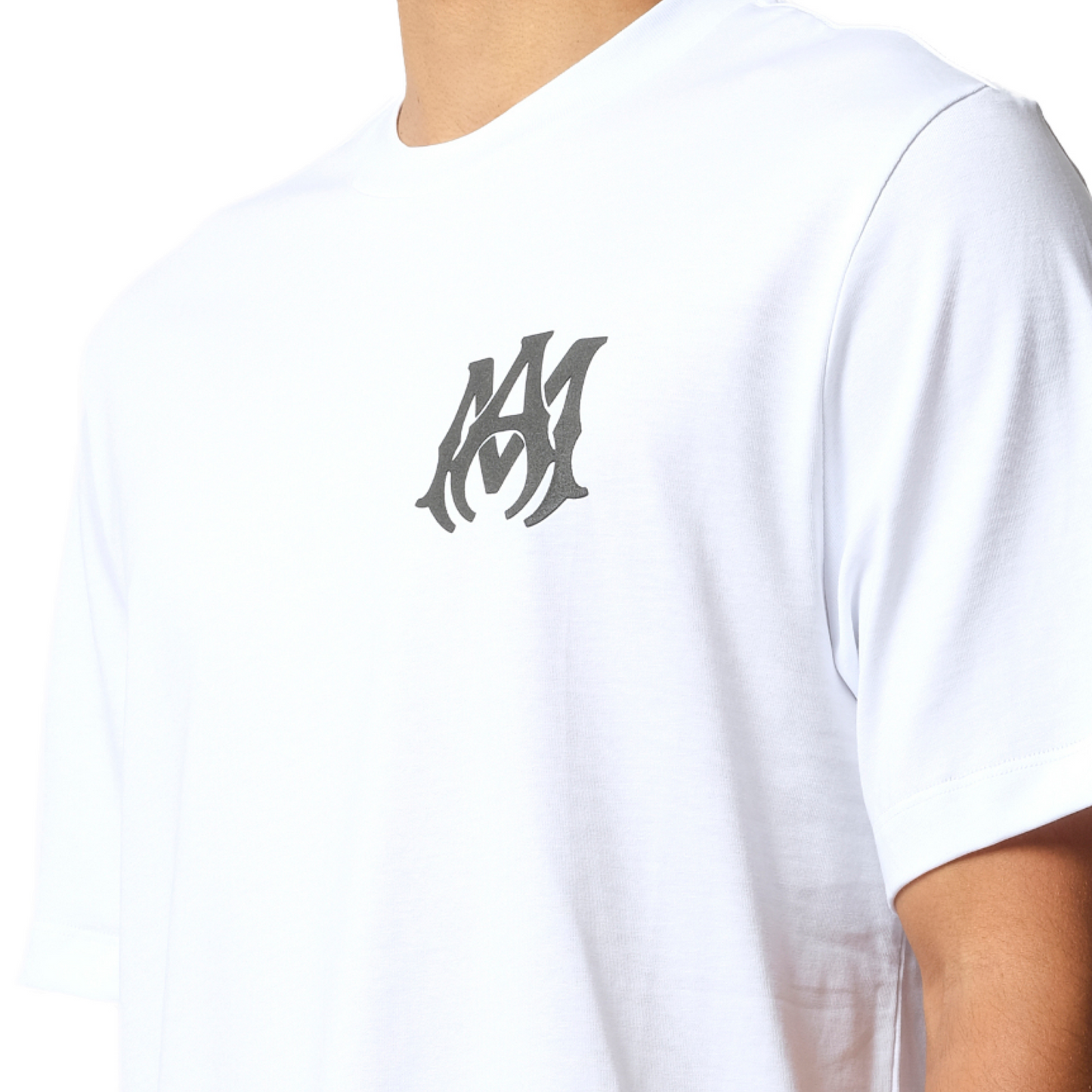 MA Core Logo T-Shirt in White/Black