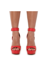 Shark Shoes in Red Front View | GIVENCHY