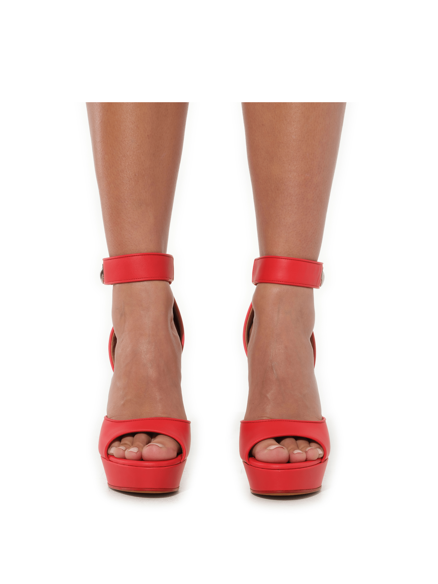Shark Shoes in Red Front View | GIVENCHY