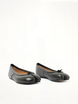 Tabi Flat Ballerina in Black