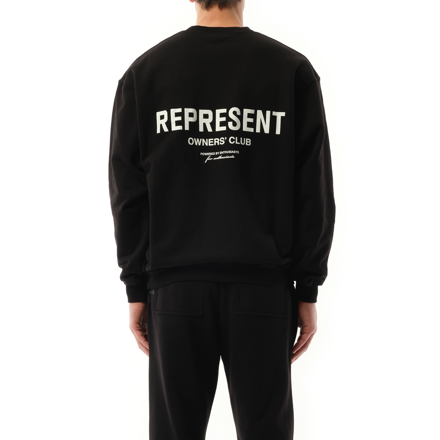 Represent Owners Club Sweatshirt in Black