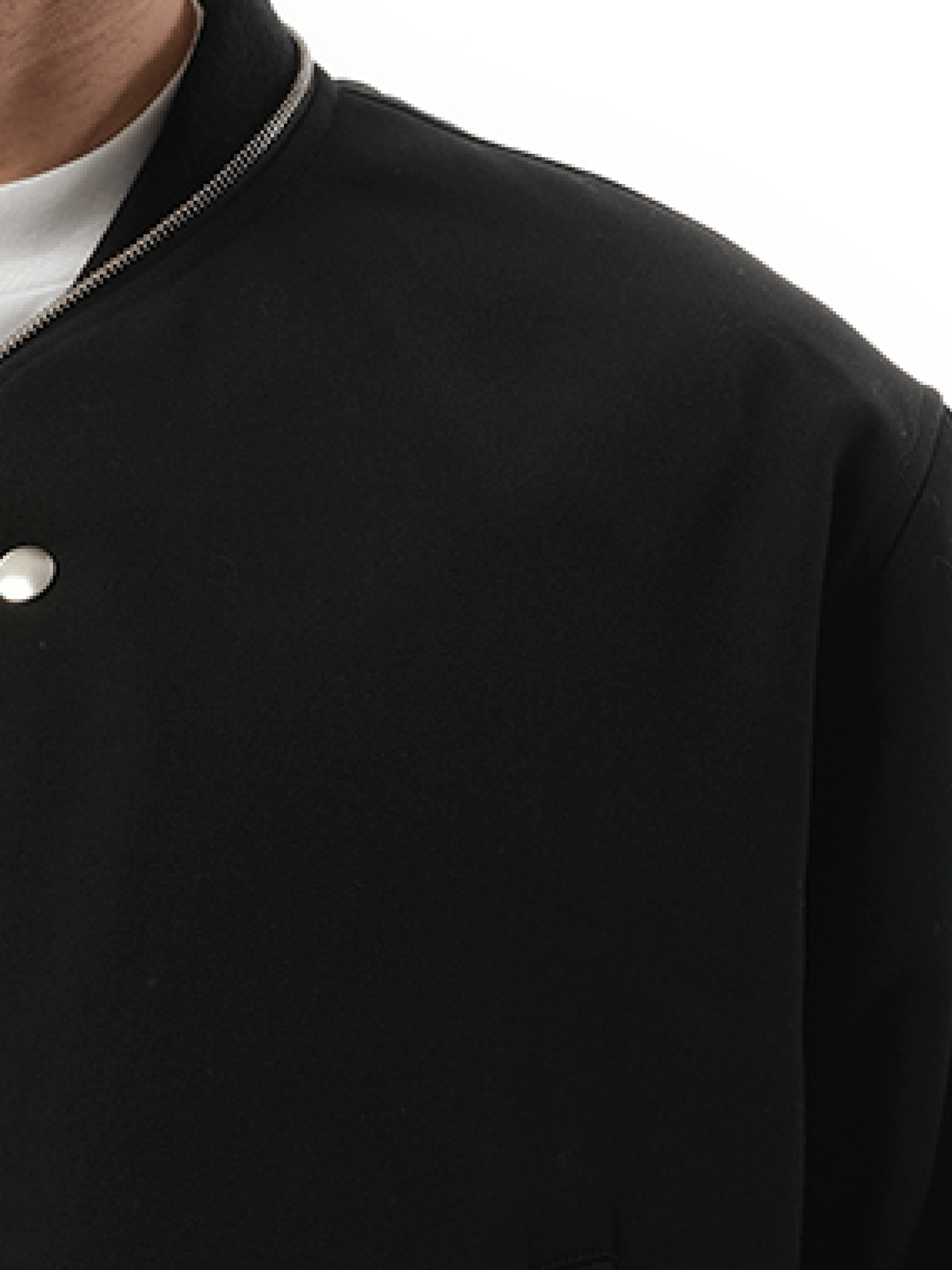 Jil Sander Jil Sander Zip Bomber Jacket in Black