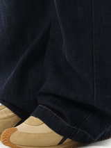 Loewe Anagram Barrel Jeans AF in Indigo Blue