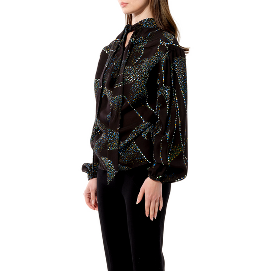 Crepe Shirt in Black