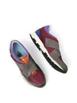 Running Shoe W/ Elastic in Pink Top View | LANVIN