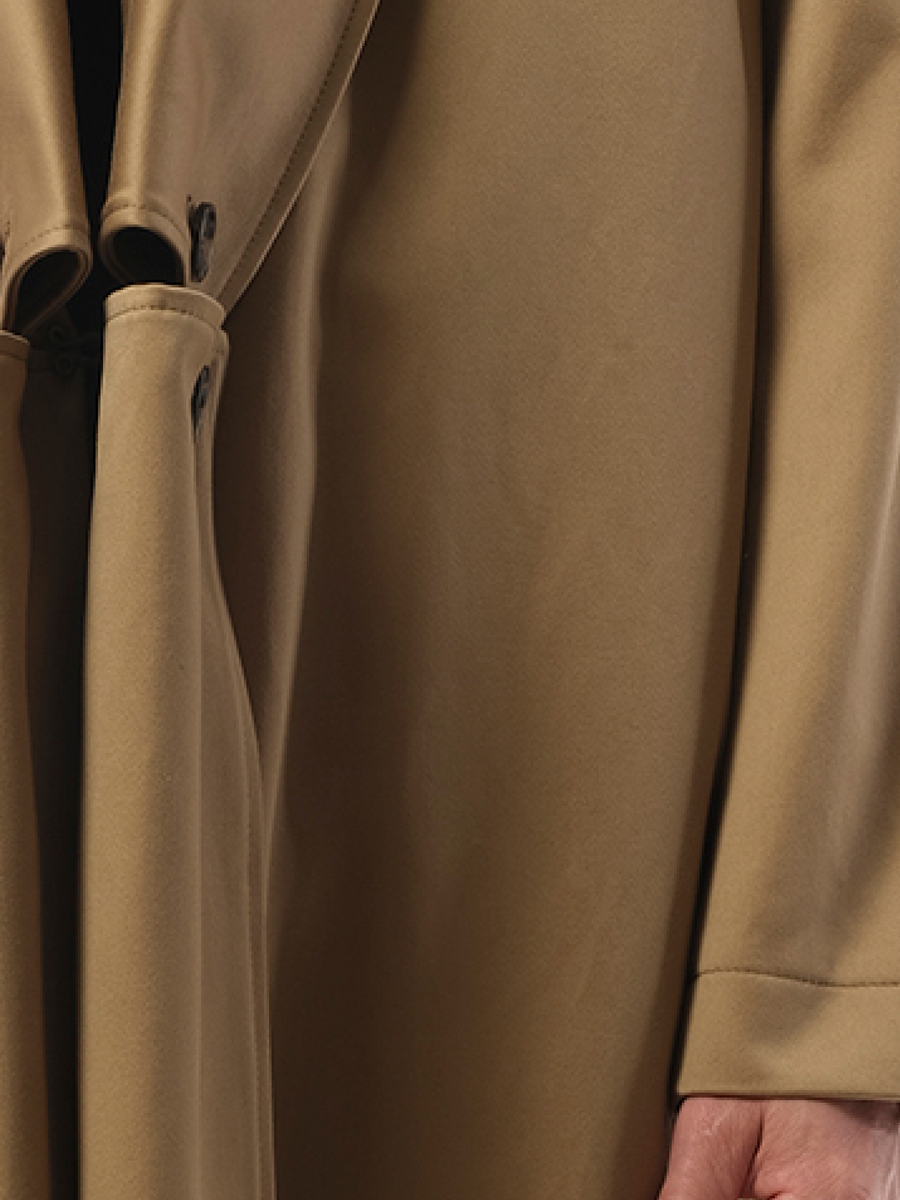 Loewe Shawl Collar Coat in Beige