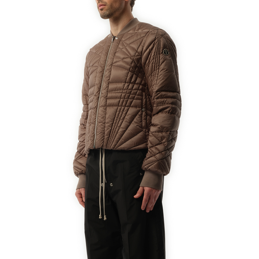 Rick Owens x Moncler Megapenta Flight Jacket in Dust