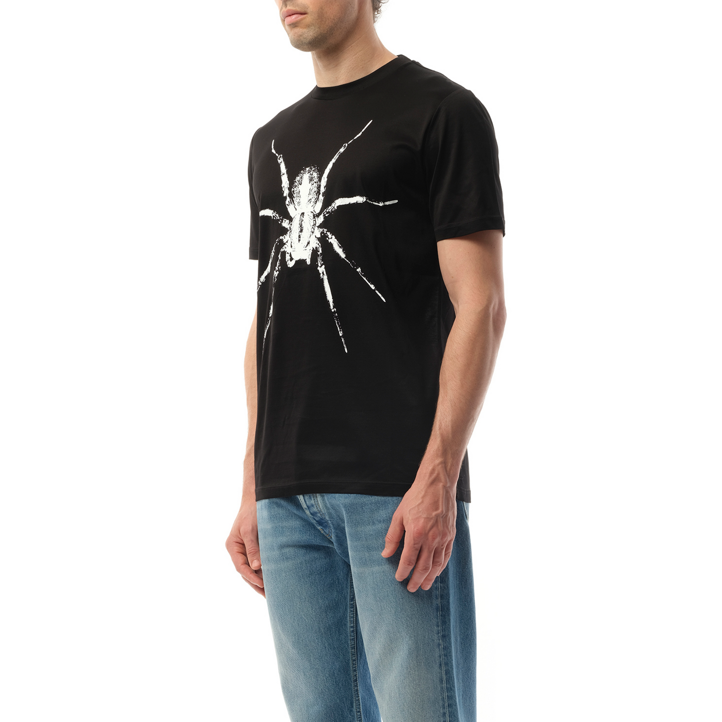 Spider Crew Neck in Black