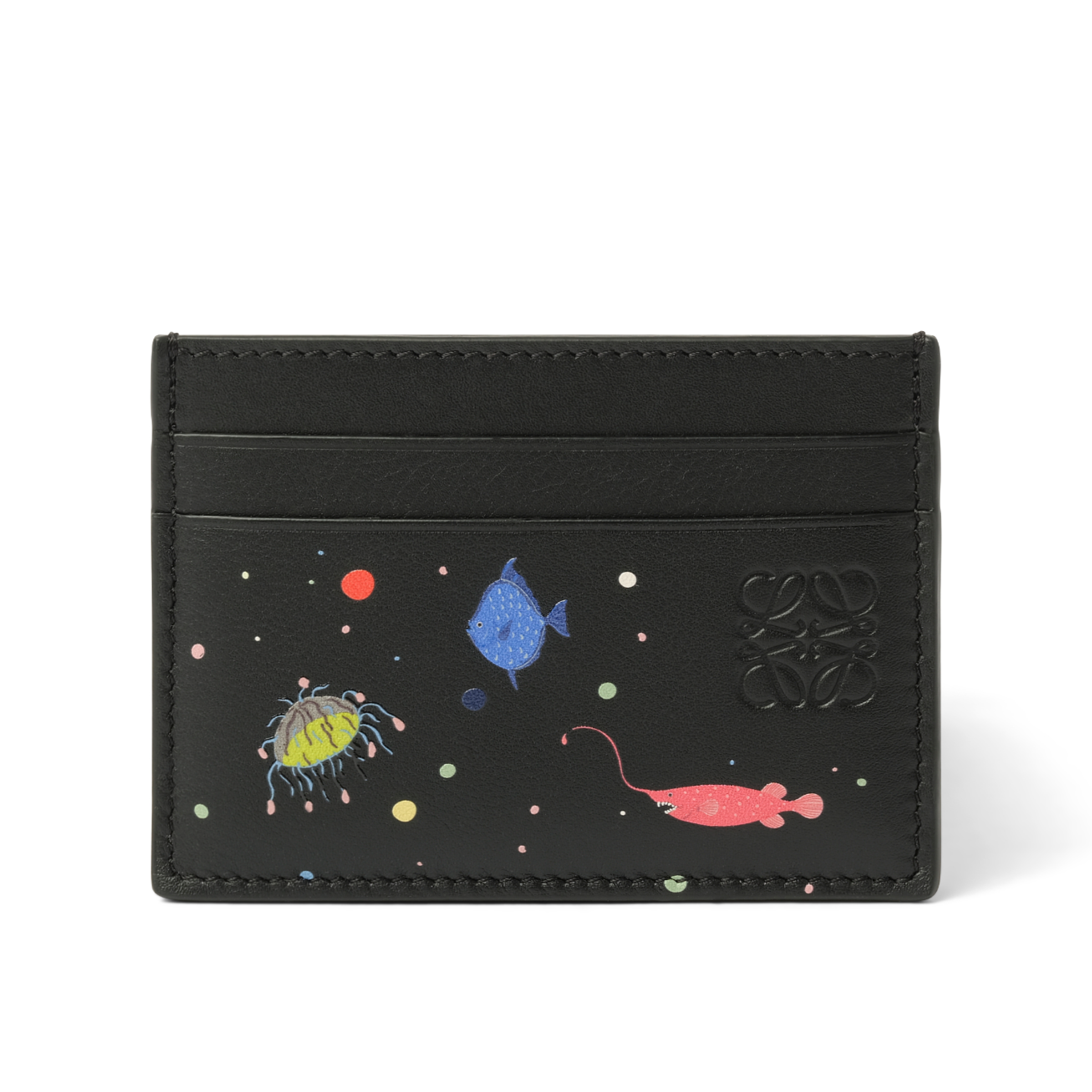 Suna Fujita Deep Sea Cardholder in Black