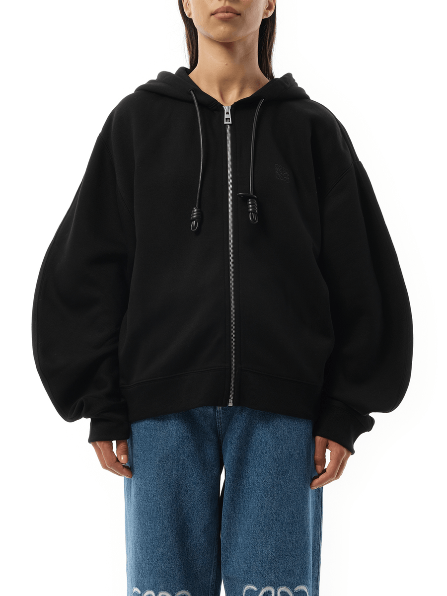 Loewe Flamenco Zip Hoodie in Black