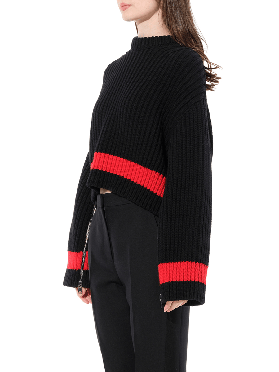 Chunky Rib Knitwear in Black