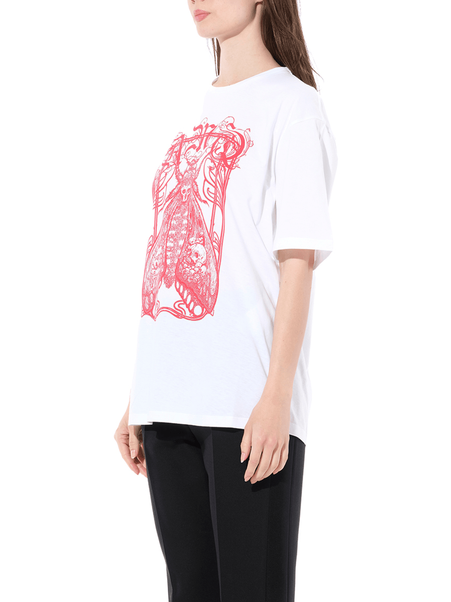 Moth Oversize T-Shirt in White