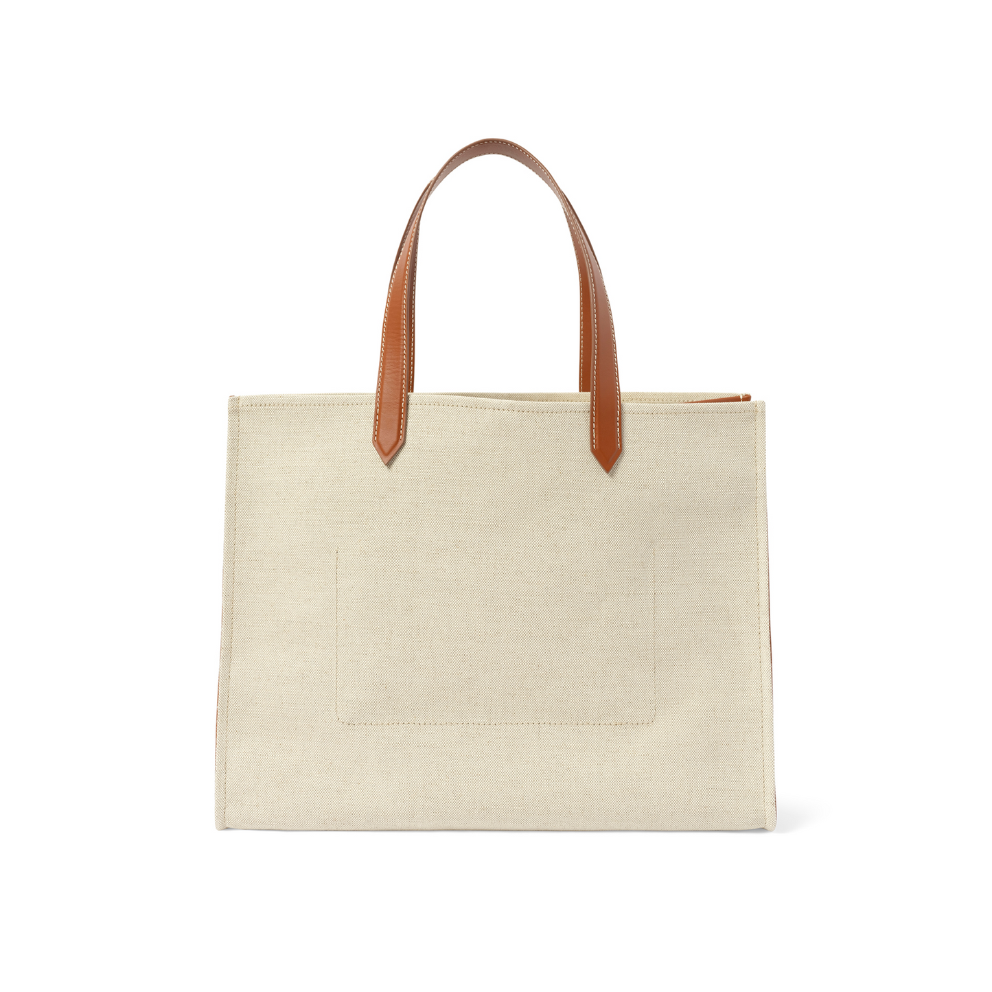 B-Army Medium Canvas Shopper Bag in Natural/Brown