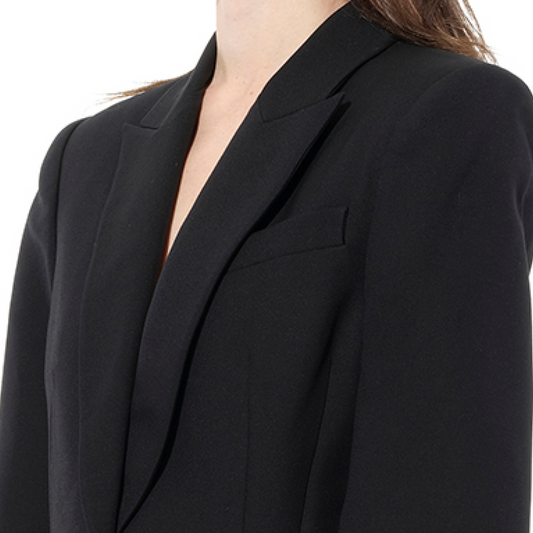 Drape Jacket in Black