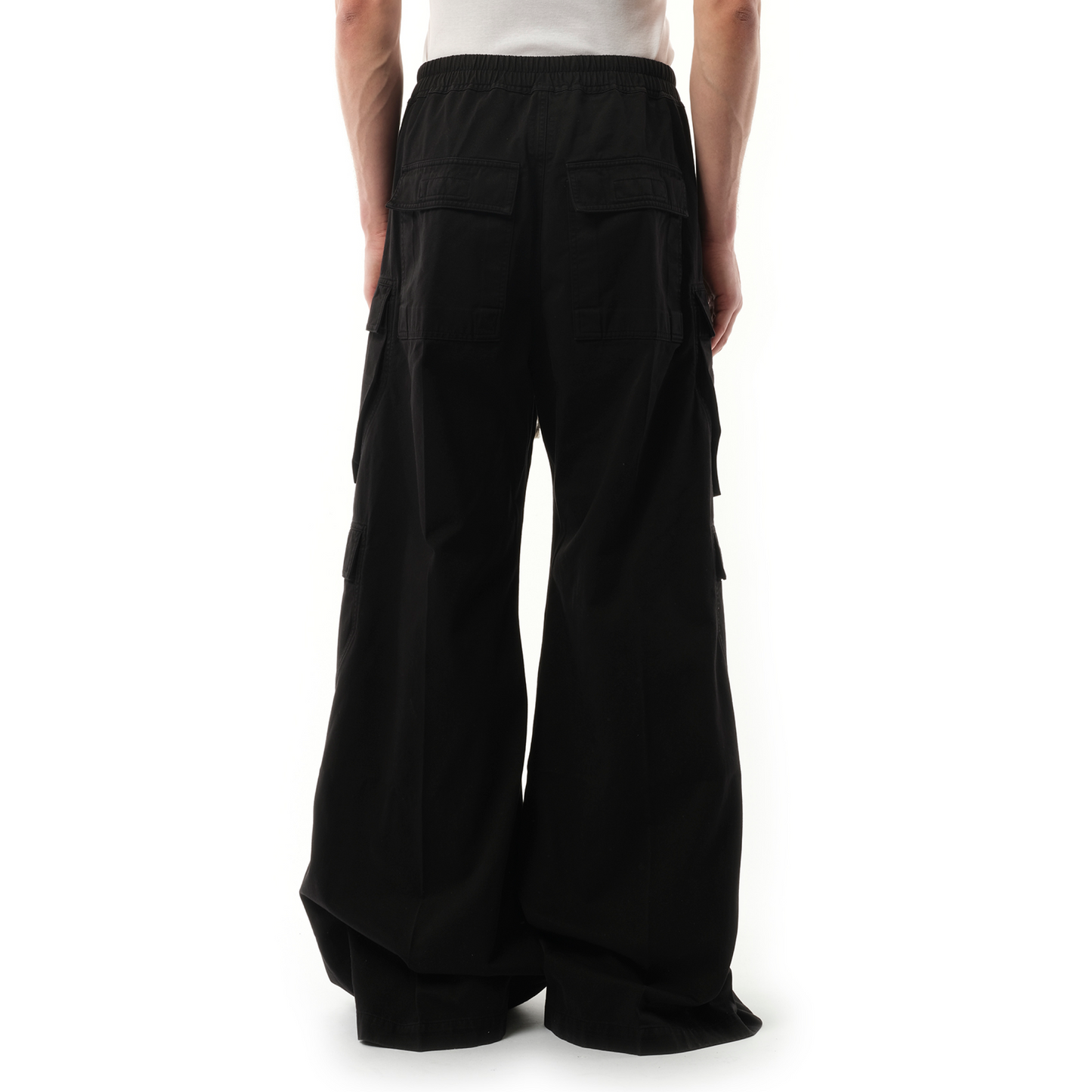 Twill Double Cargo Jumbo Bela Pants in Black