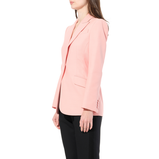 Straight Shoulder Jacket in Anemone