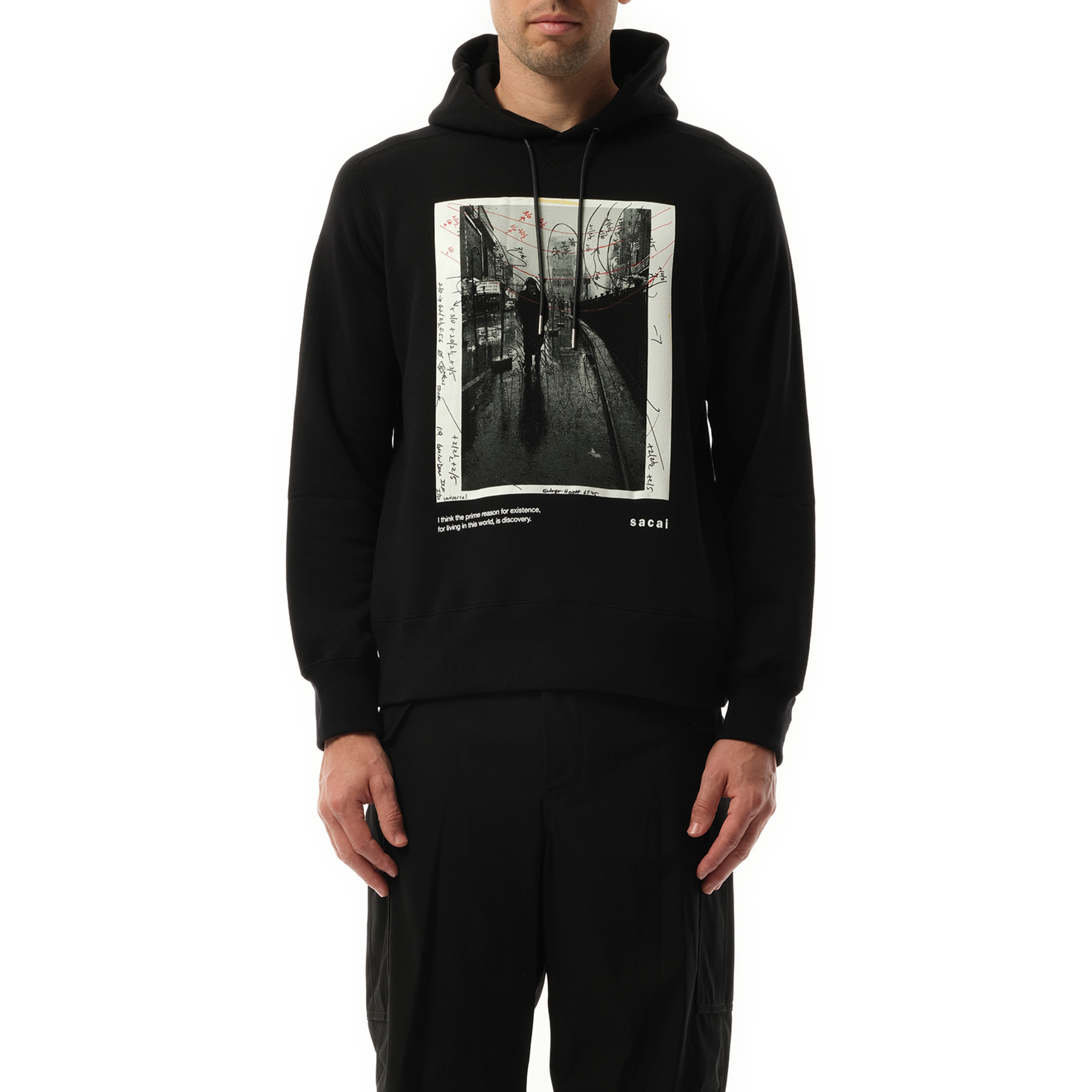 James Dean Photo Hoodie in Black