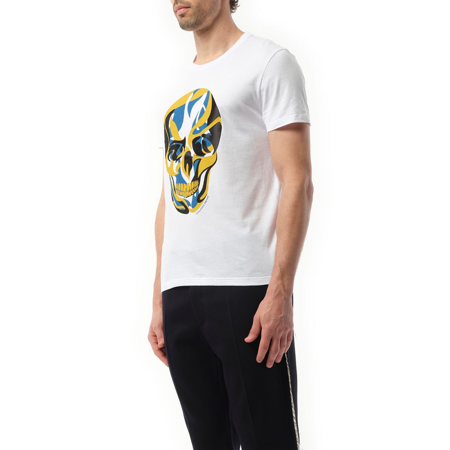 Abstract Skull T-Shirt in Multicolor