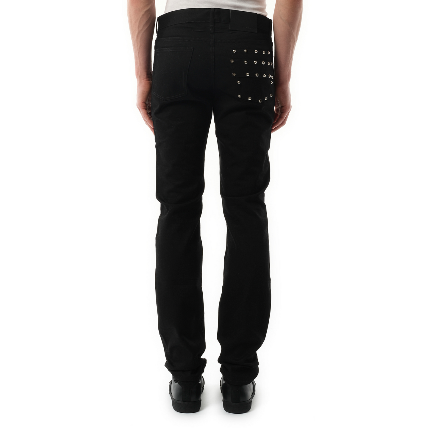 Pocket Stud Jeans in Black