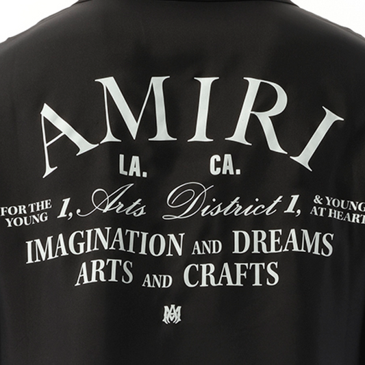 Arts District Bowling Shirt in Black