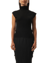 Rick Owens Sleeveless Turtle in Black