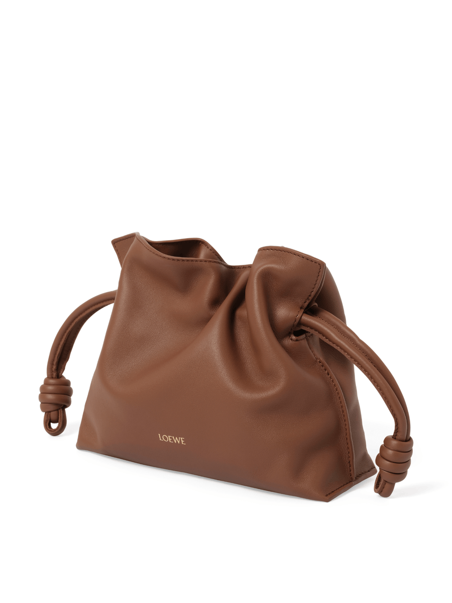 Loewe Flamenco Clutch Mini Hamster in Havana