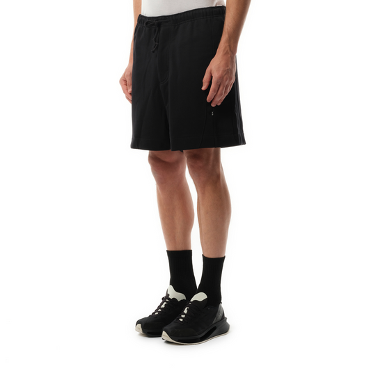 Football Cutout Shorts in Black