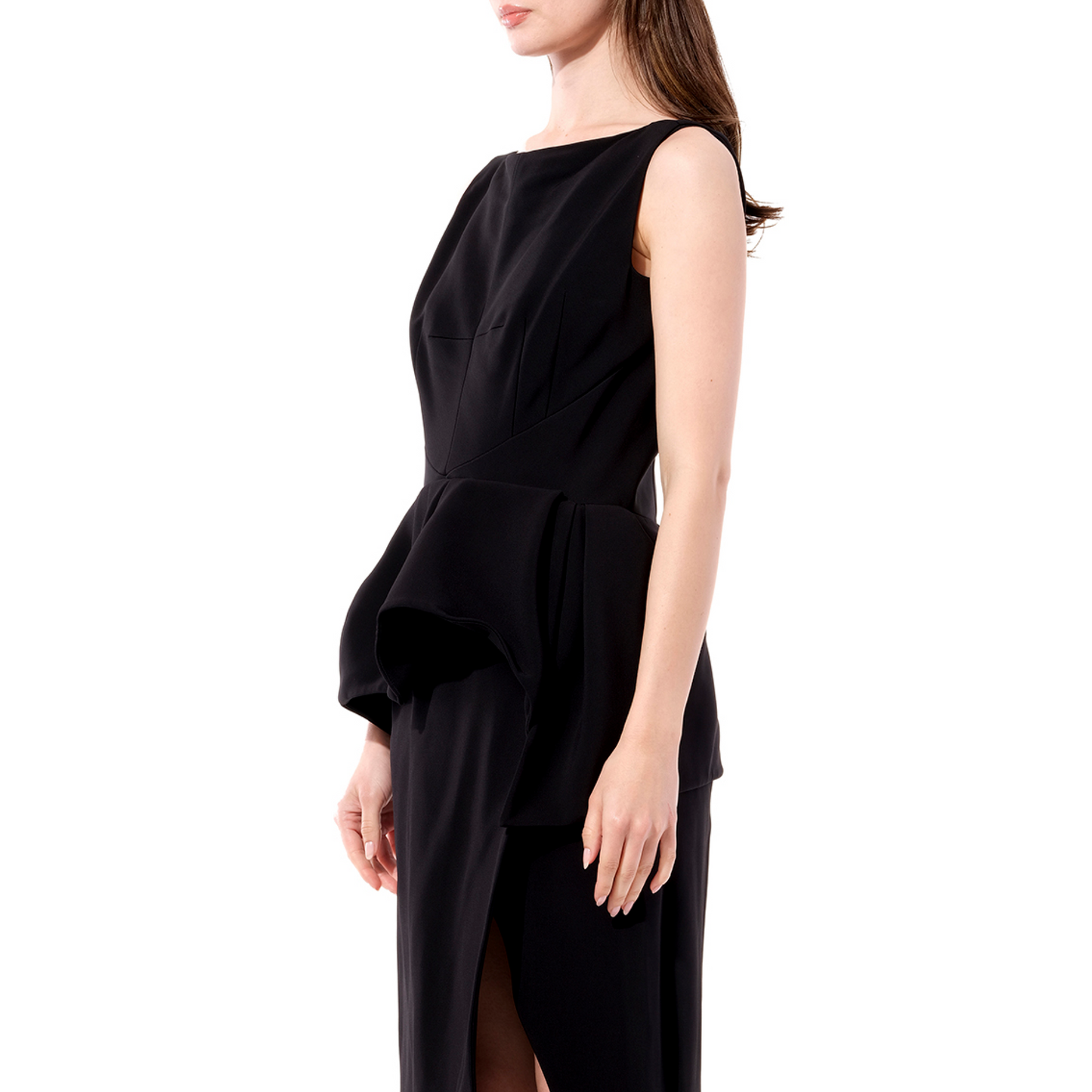 Crepe Dress in Black