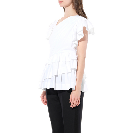 Alexander McQueen Top in White