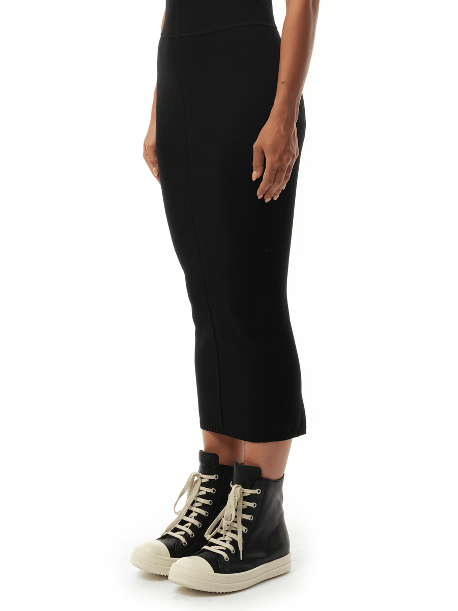 Rick Owens Calf Skirt in Black