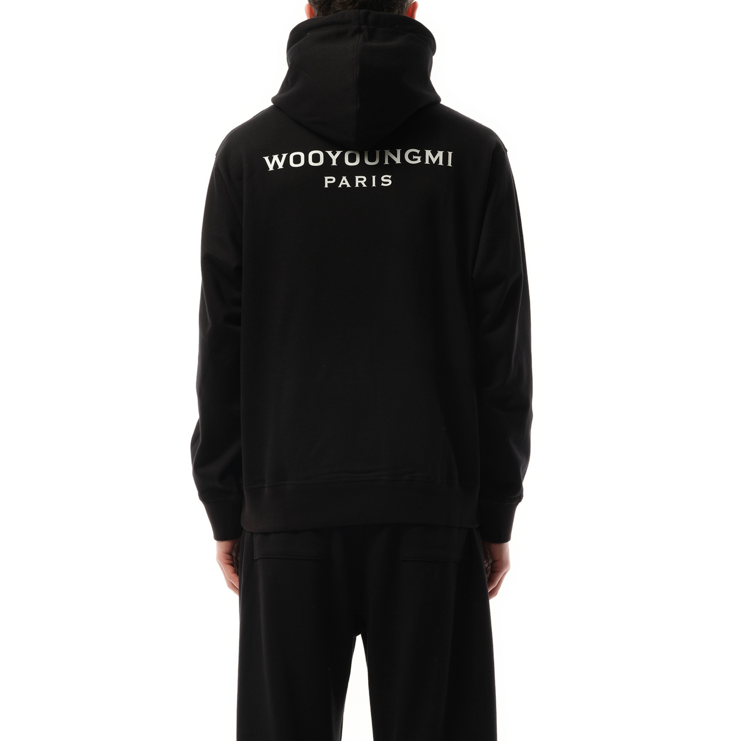 WYM Patch Hoodie in Black