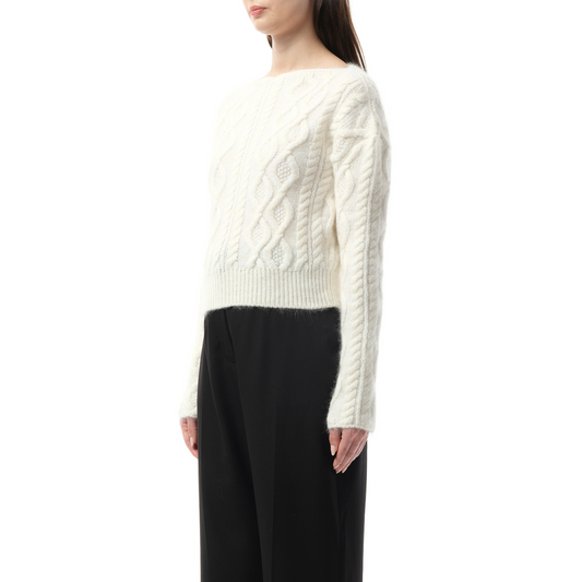 Knitted Top in Ivory